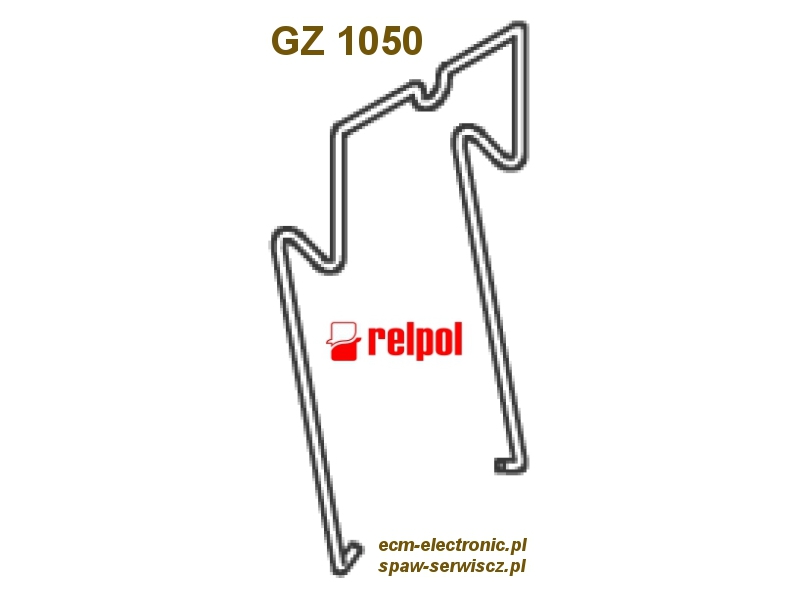 Obejma sprynowa typu GZ 1050 do gniazd przekanikw R15 2P, 3P
